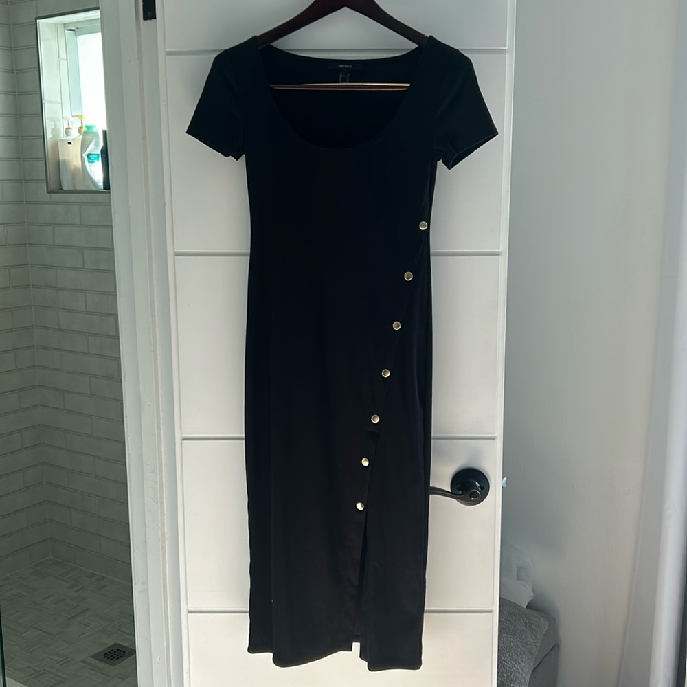 Basic Black Midi Dress